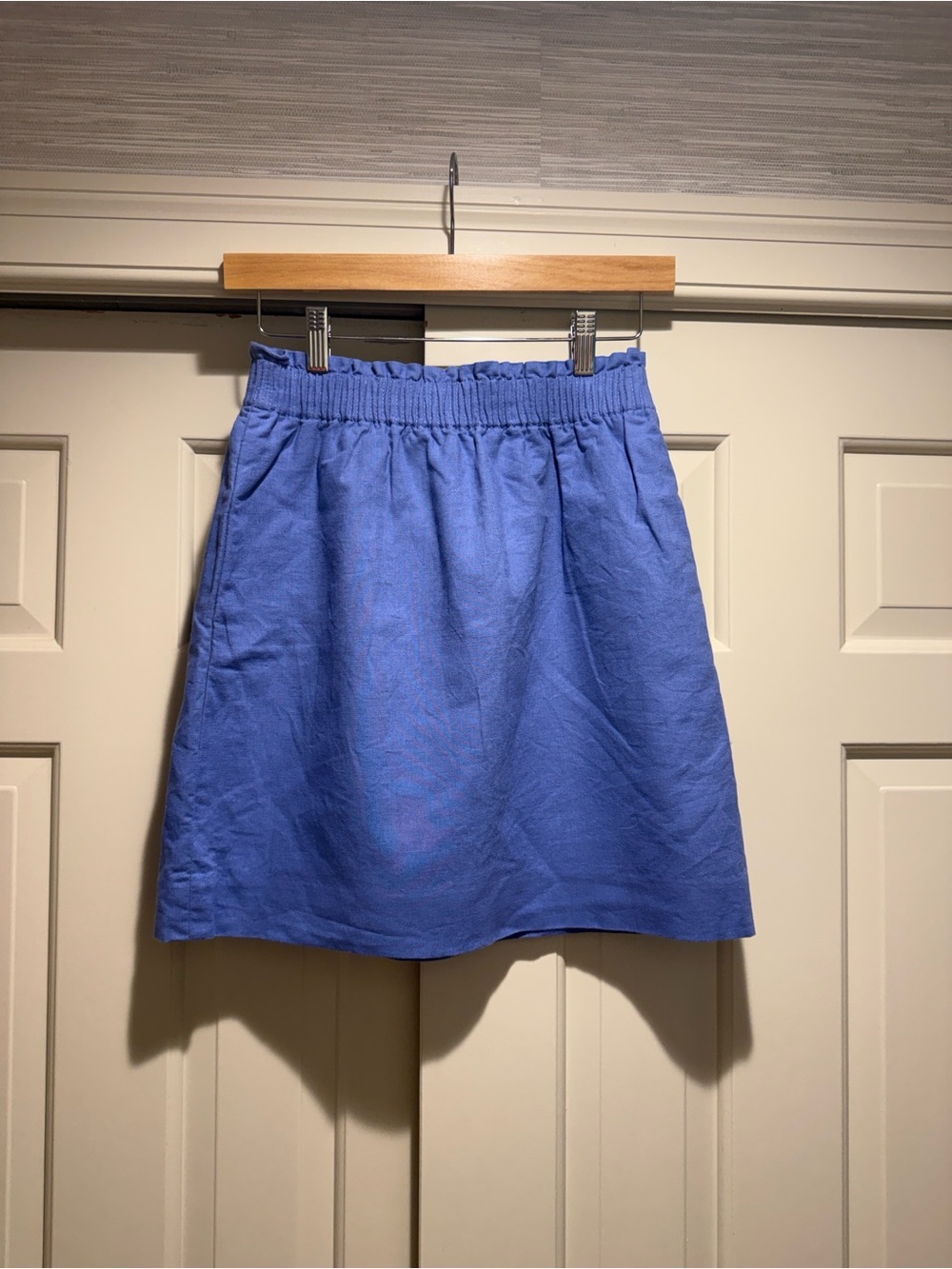 J. Crew Women’s Sidewalk Mini A-Line Skirt - Blue - Size: 2